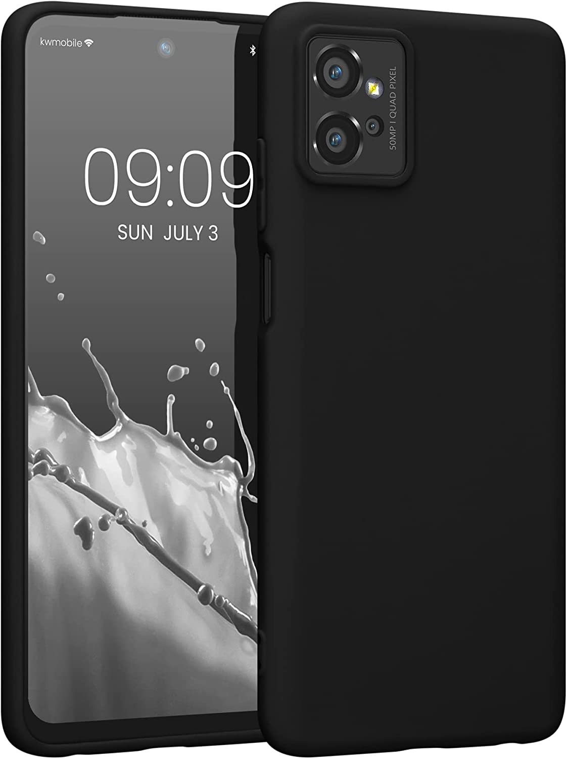 KWmobile Θήκη Σιλικόνης Motorola Moto G32 - Black