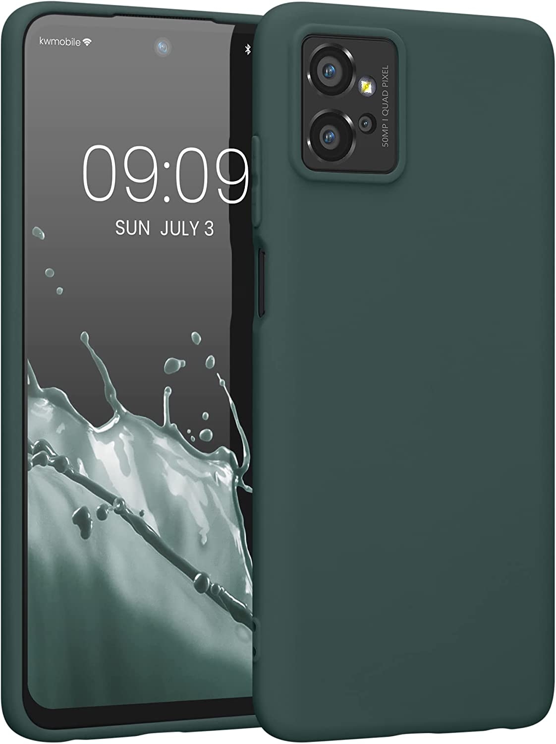 KWmobile Θήκη Σιλικόνης Motorola Moto G32 - Teal Blue Green