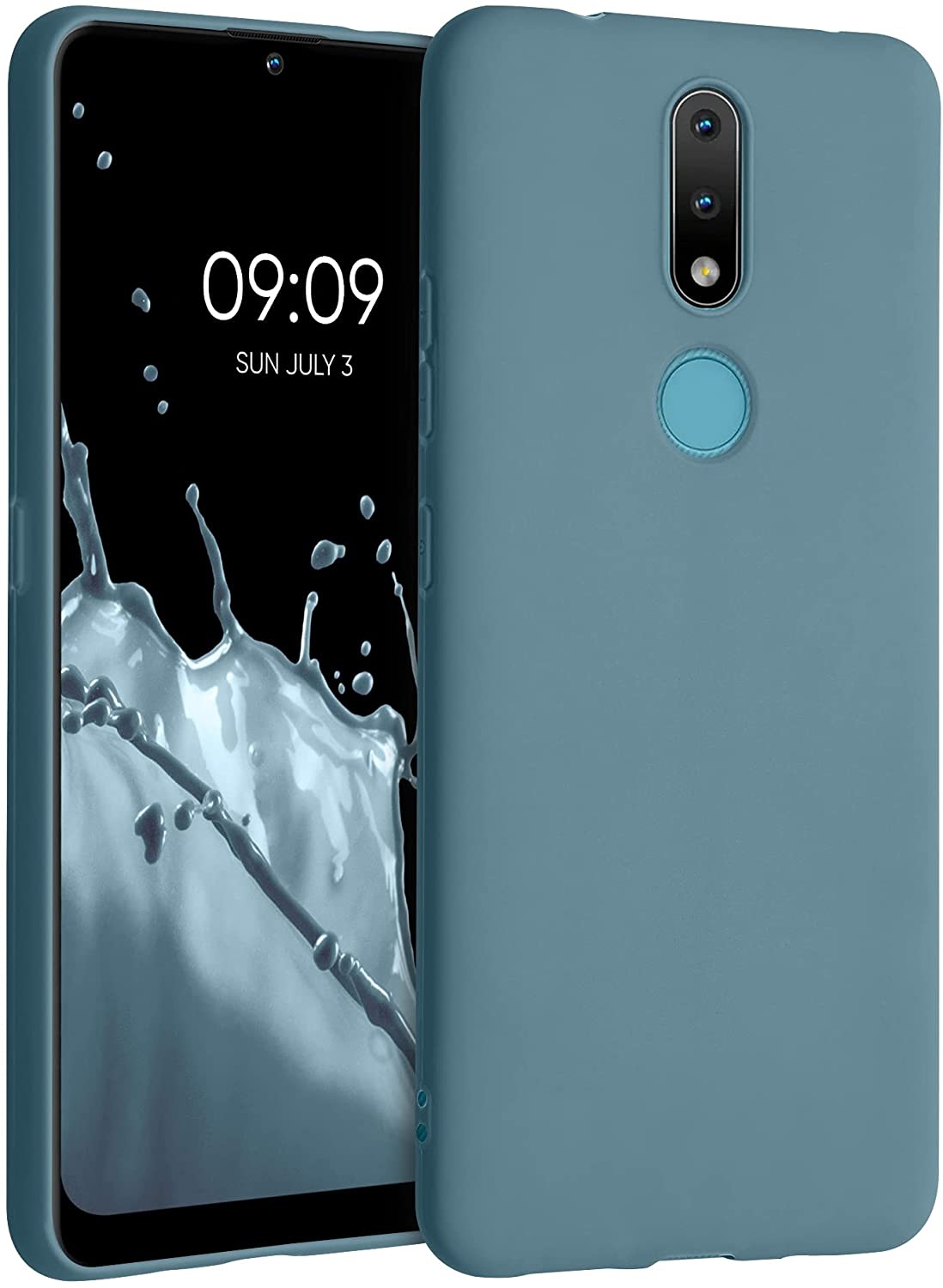 KWmobile Θήκη Σιλικόνης Nokia 2.4 - Arctic Blue