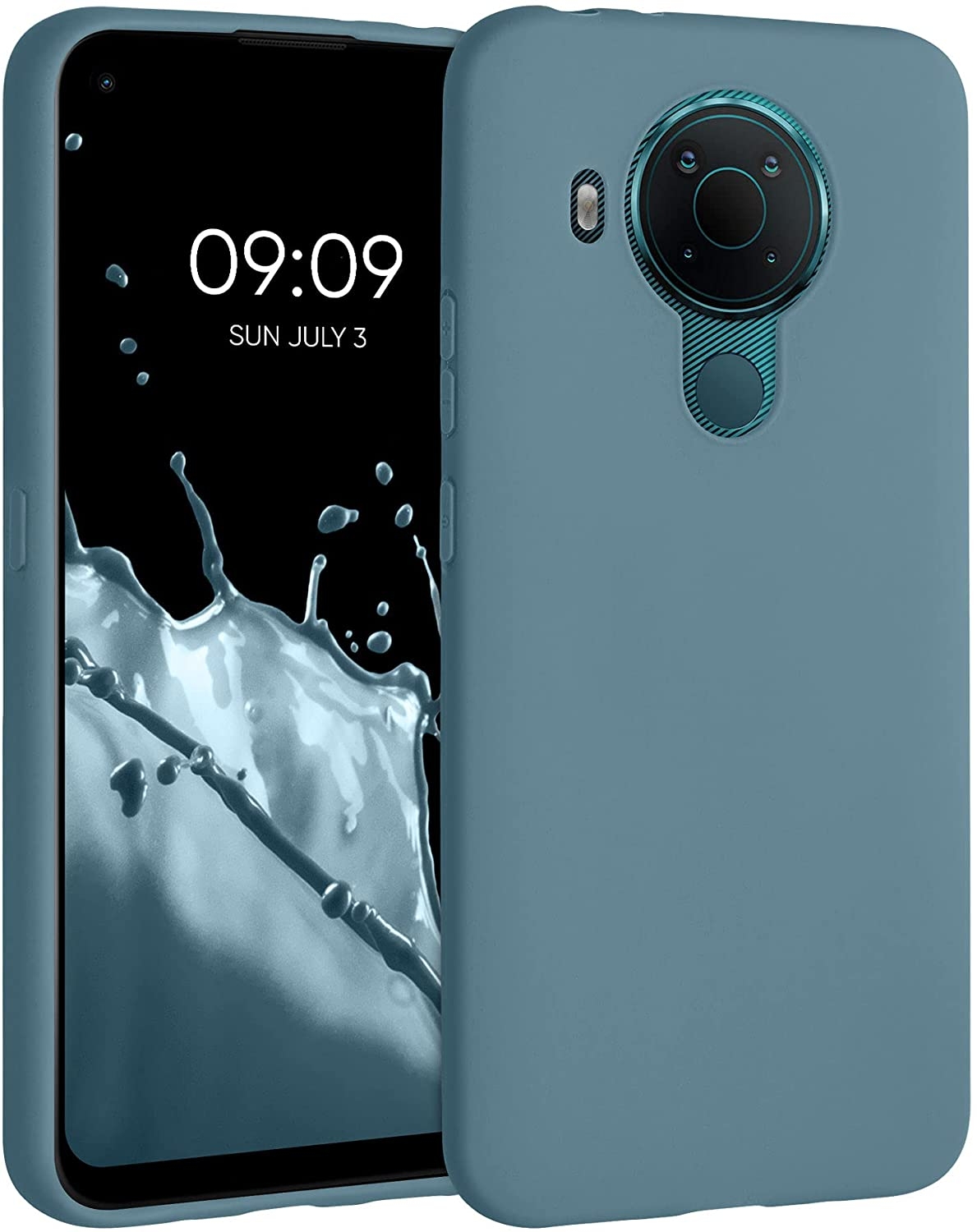 KWmobile Θήκη Σιλικόνης Nokia 5.4 - Arctic Blue