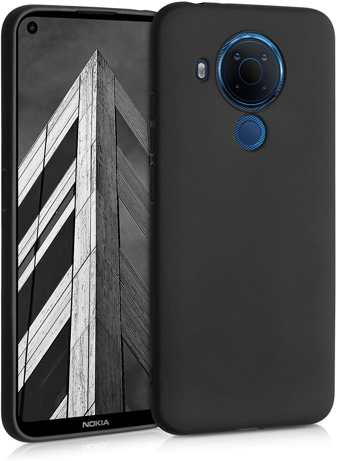 KWmobile Θήκη Σιλικόνης Nokia 5.4 - Black