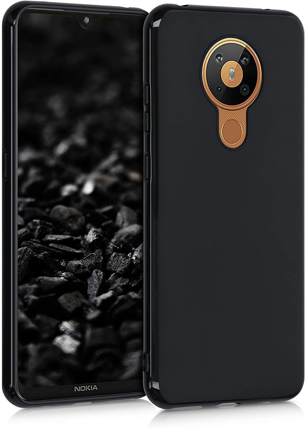 KWmobile Θήκη Σιλικόνης Nokia 5.3 - Black Matte