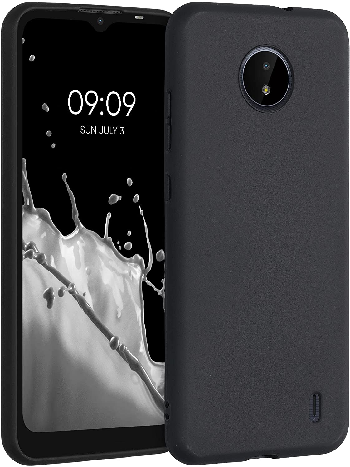 KWmobile Θήκη Σιλικόνης Nokia C20 / C10 - Black