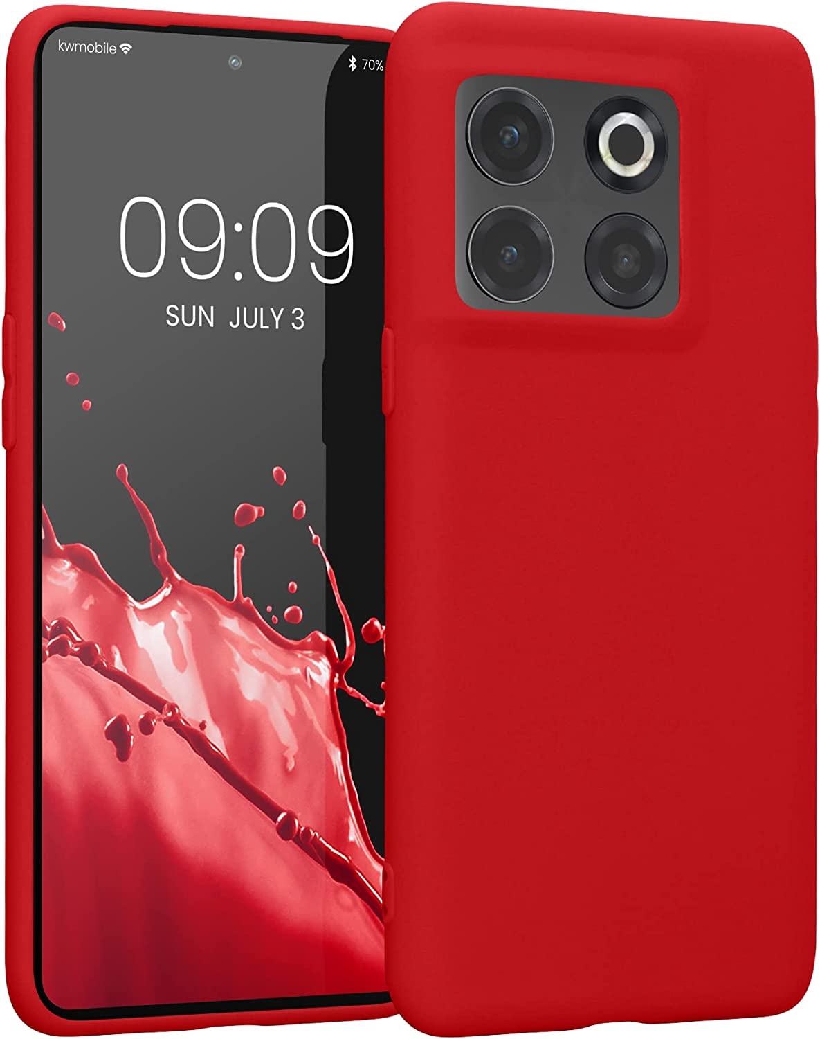 KWmobile Θήκη Σιλικόνης OnePlus 10T - Red