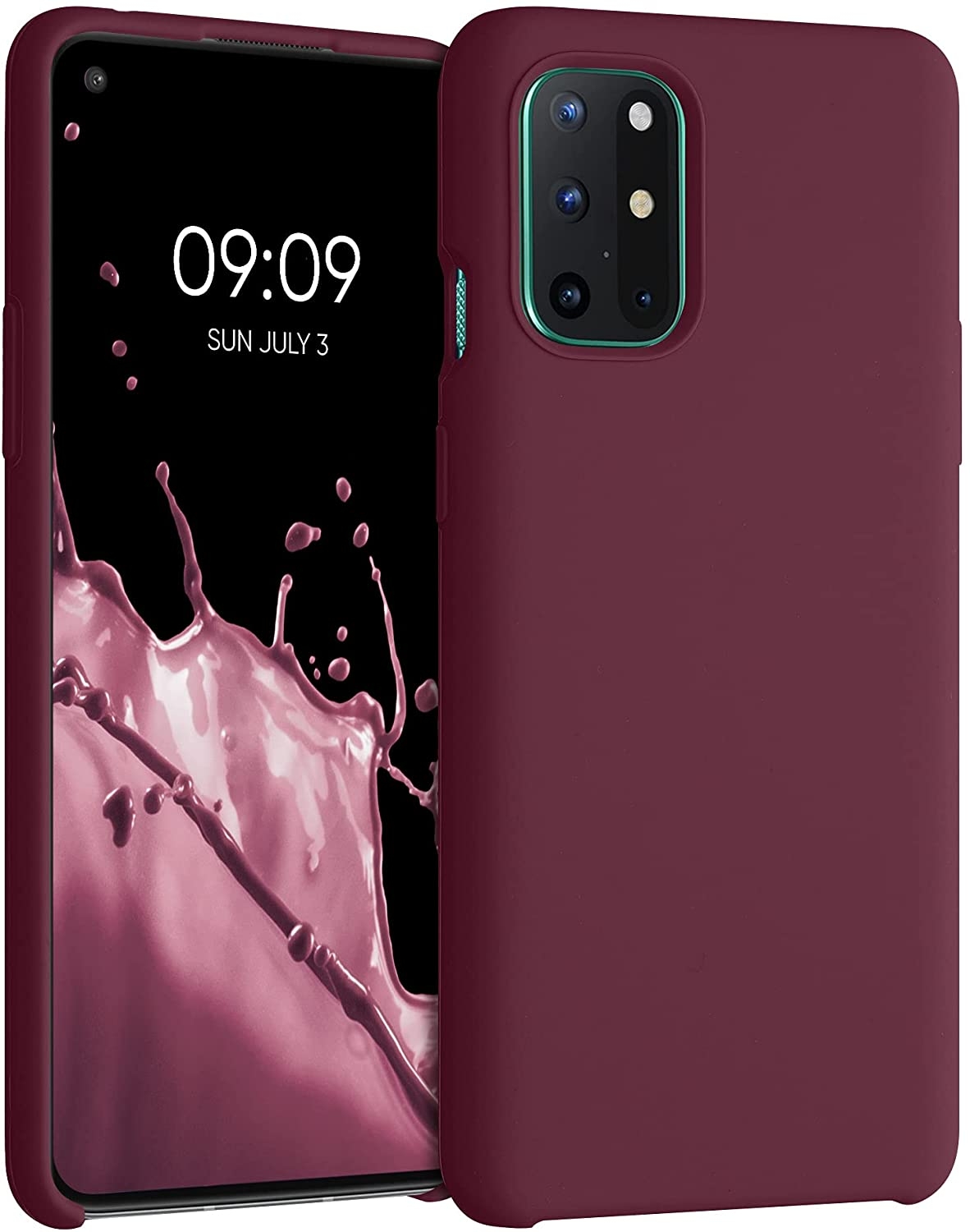 KWmobile Θήκη Σιλικόνης OnePlus 8T - Soft Flexible Rubber Cover - Tawny Red