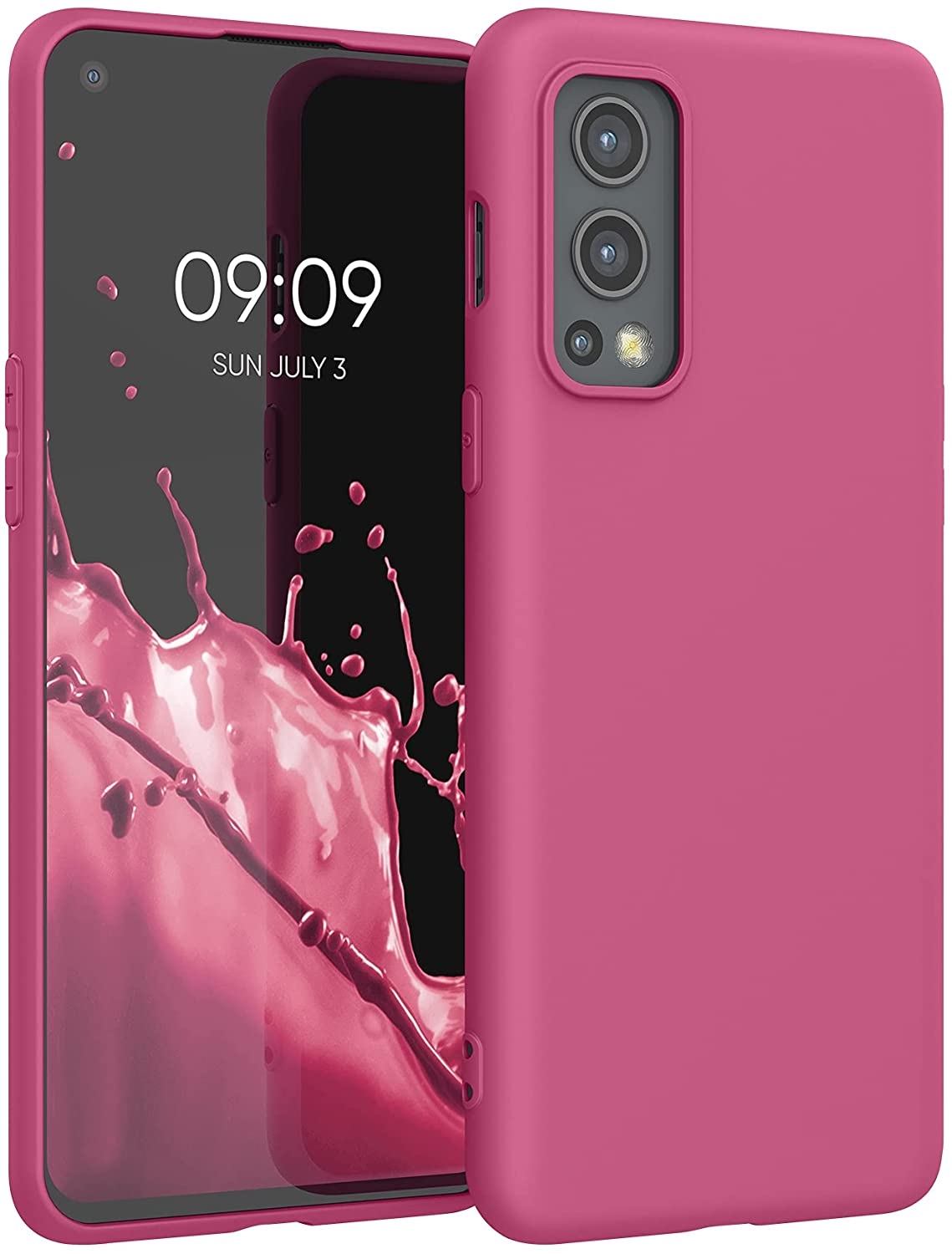 KWmobile Θήκη Σιλικόνης OnePlus Nord 2 5G - Raspberry Sorbet 