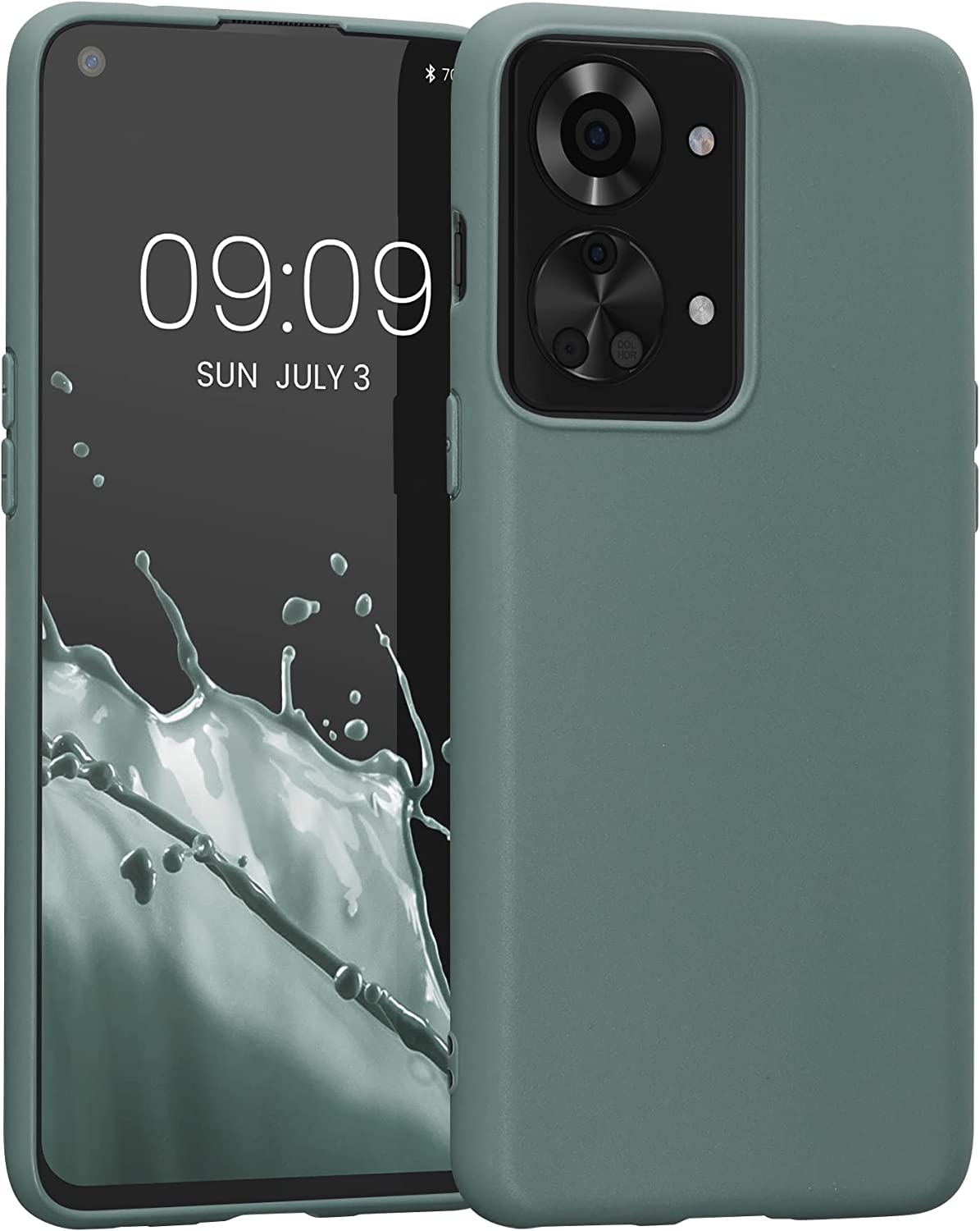 KWmobile Θήκη Σιλικόνης OnePlus Nord 2T - Forest Green