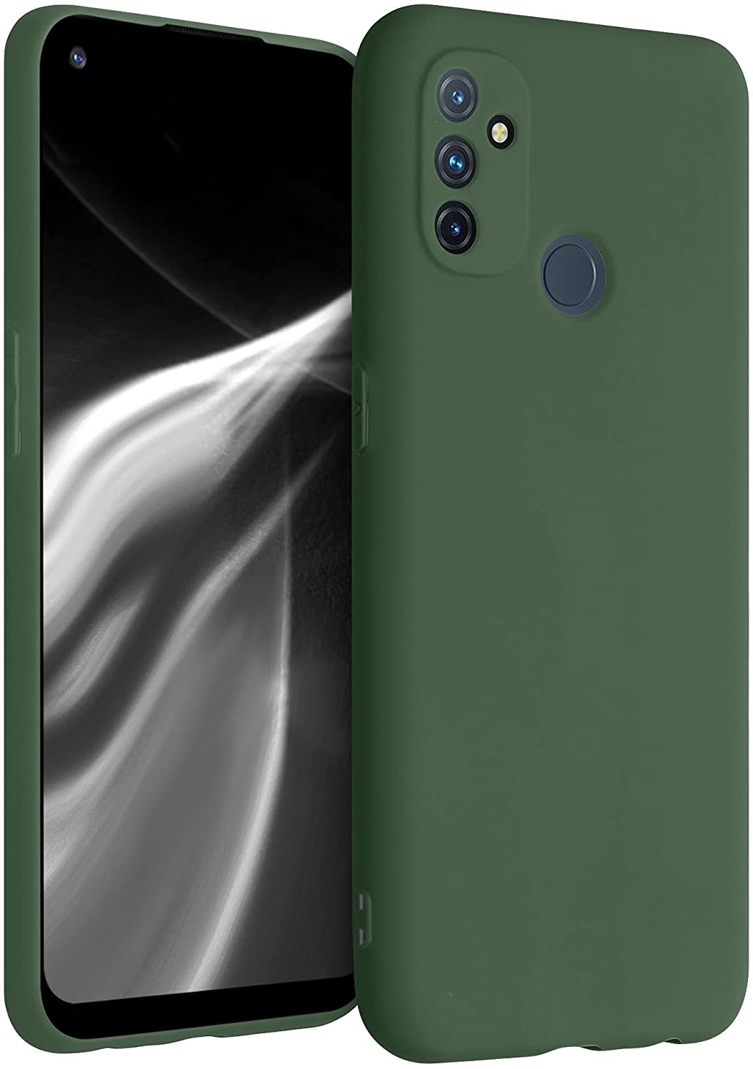 KWmobile Θήκη Σιλικόνης OnePlus Nord N100 - Dark Green