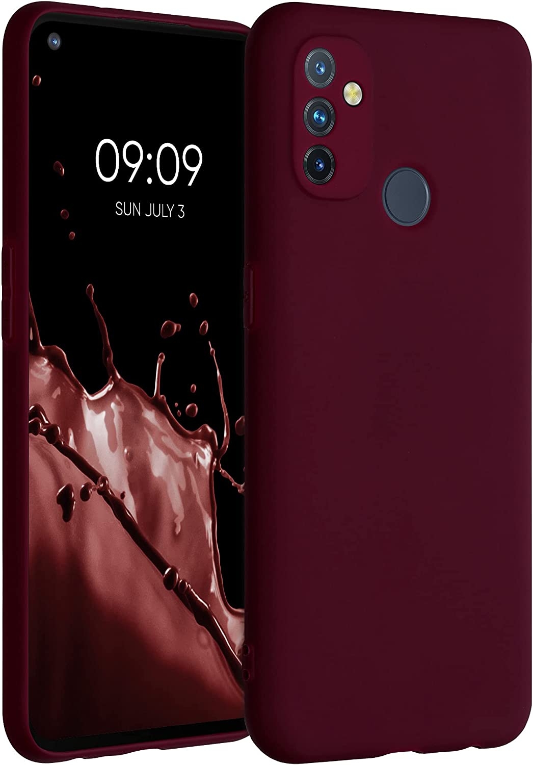 KWmobile Θήκη Σιλικόνης OnePlus Nord N100 - Tawny Red