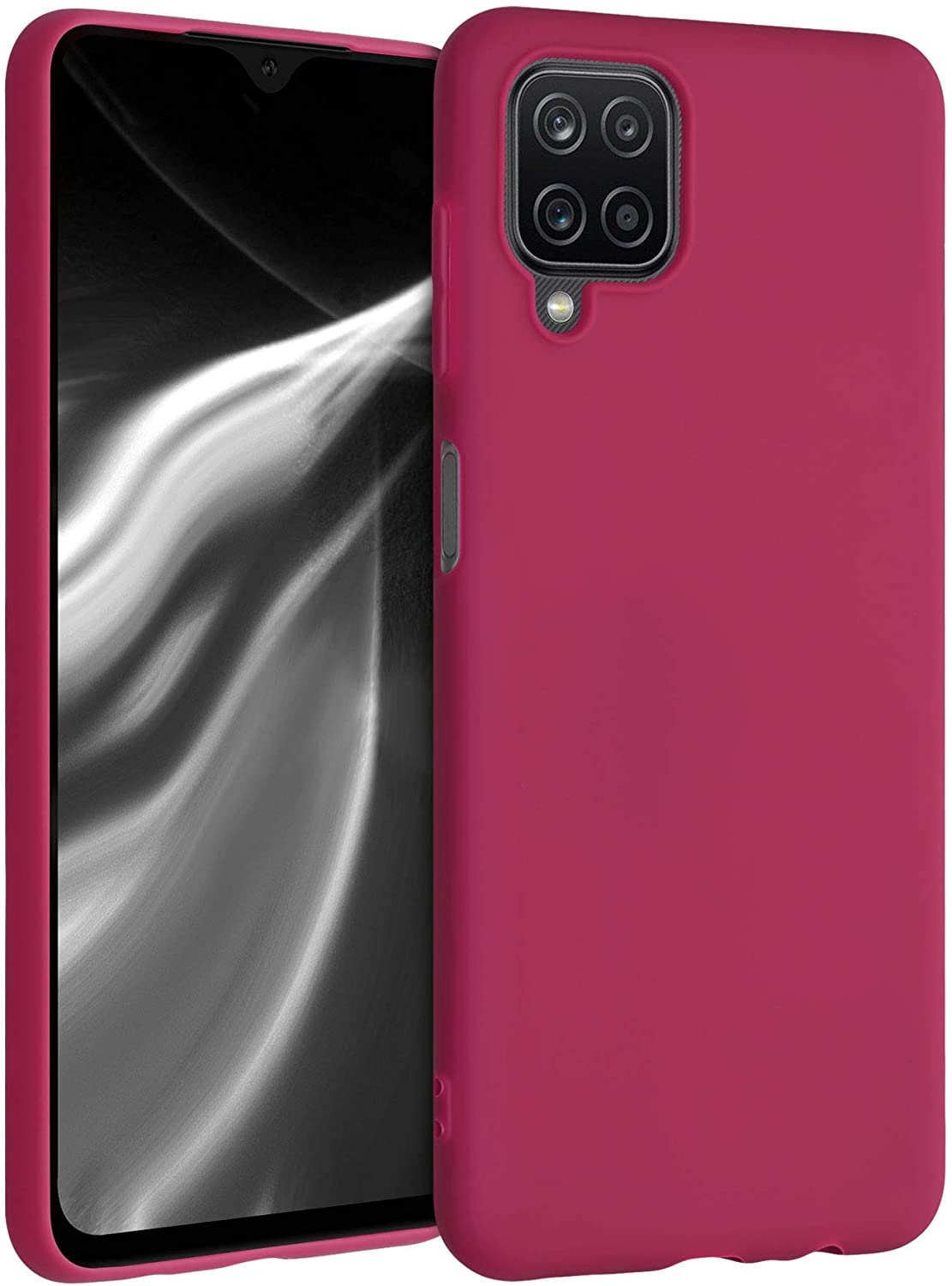 KWmobile Θήκη Σιλικόνης Samsung Galaxy A12 - Pomegranate Red