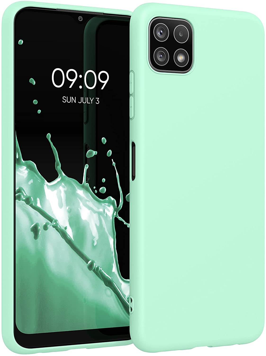 KWmobile Θήκη Σιλικόνης Samsung Galaxy A22 5G - Mint Matte 