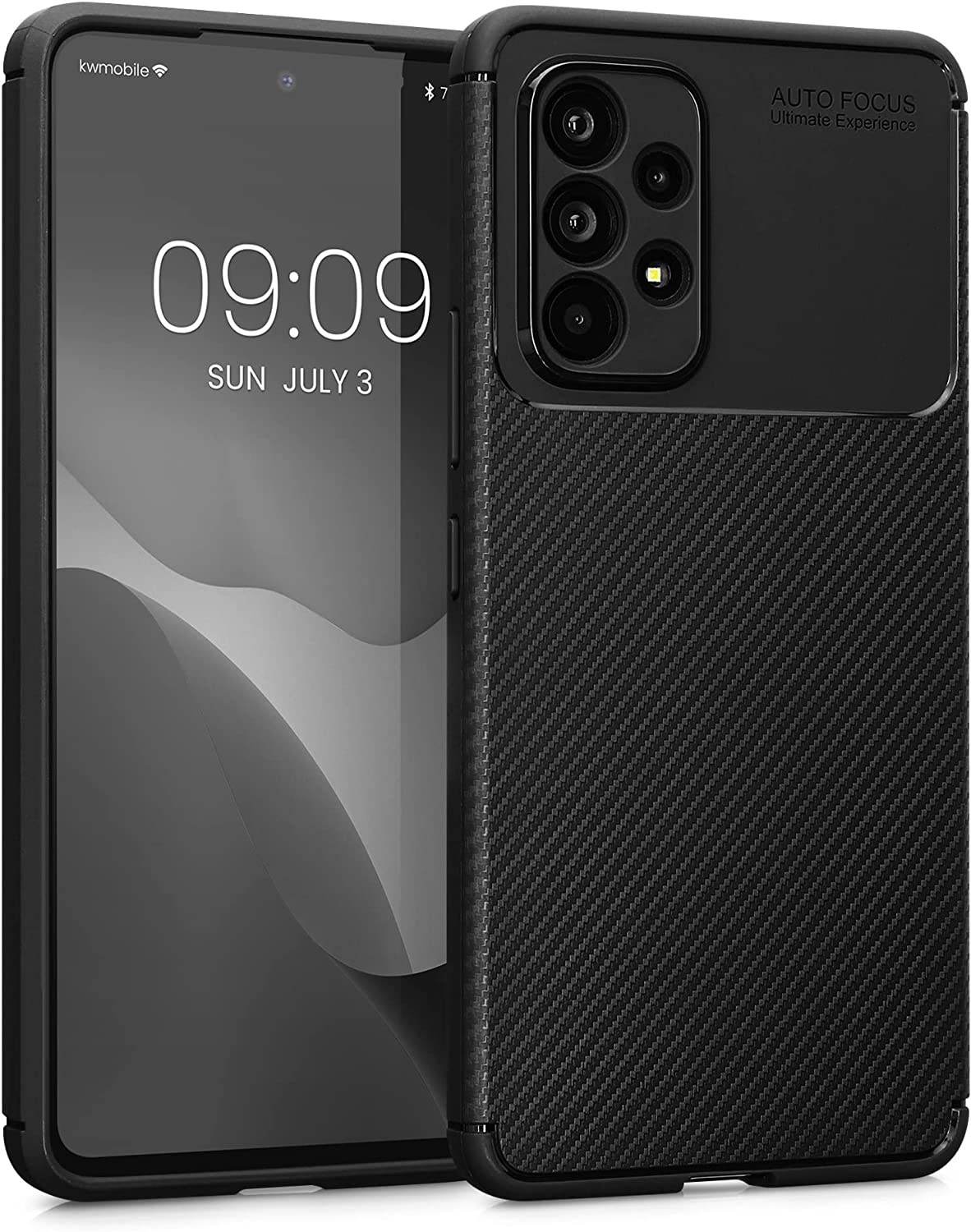 KWmobile Θήκη Σιλικόνης Samsung Galaxy A53 5G - Carbon Black