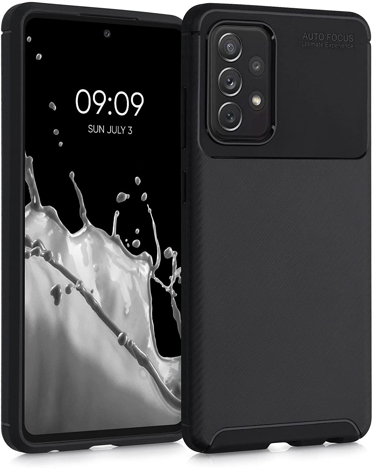 KWmobile Θήκη Σιλικόνης Samsung Galaxy A72 - Carbon Black