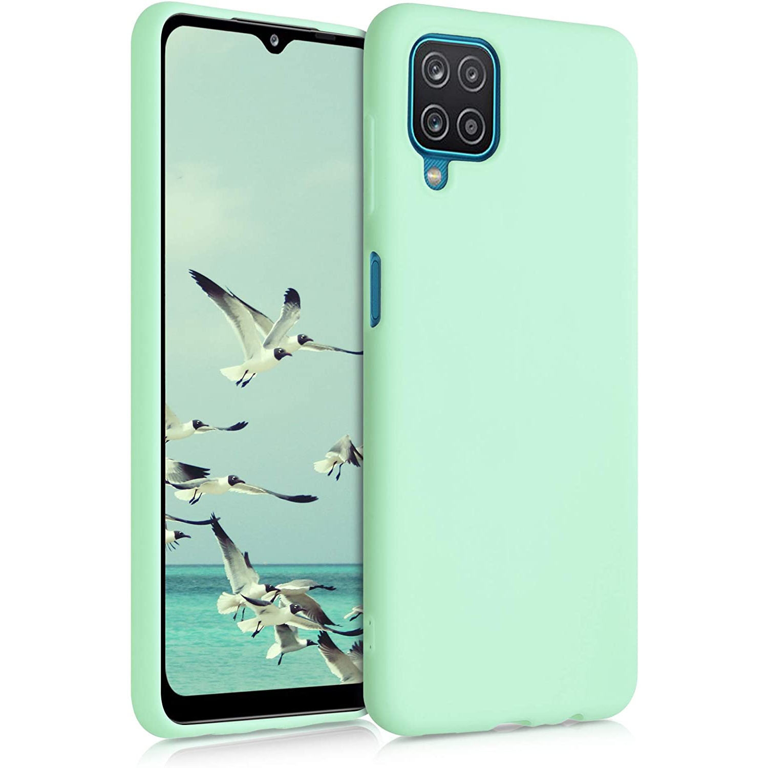 KWmobile Θήκη Σιλικόνης Samsung Galaxy A12 - Mint Matte