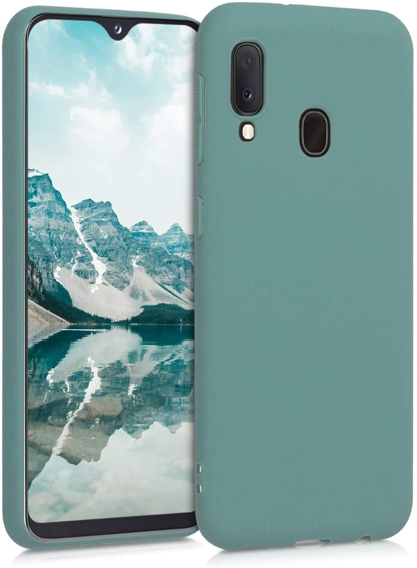 KWmobile Θήκη Σιλικόνης Samsung Galaxy A20e - Blue Green