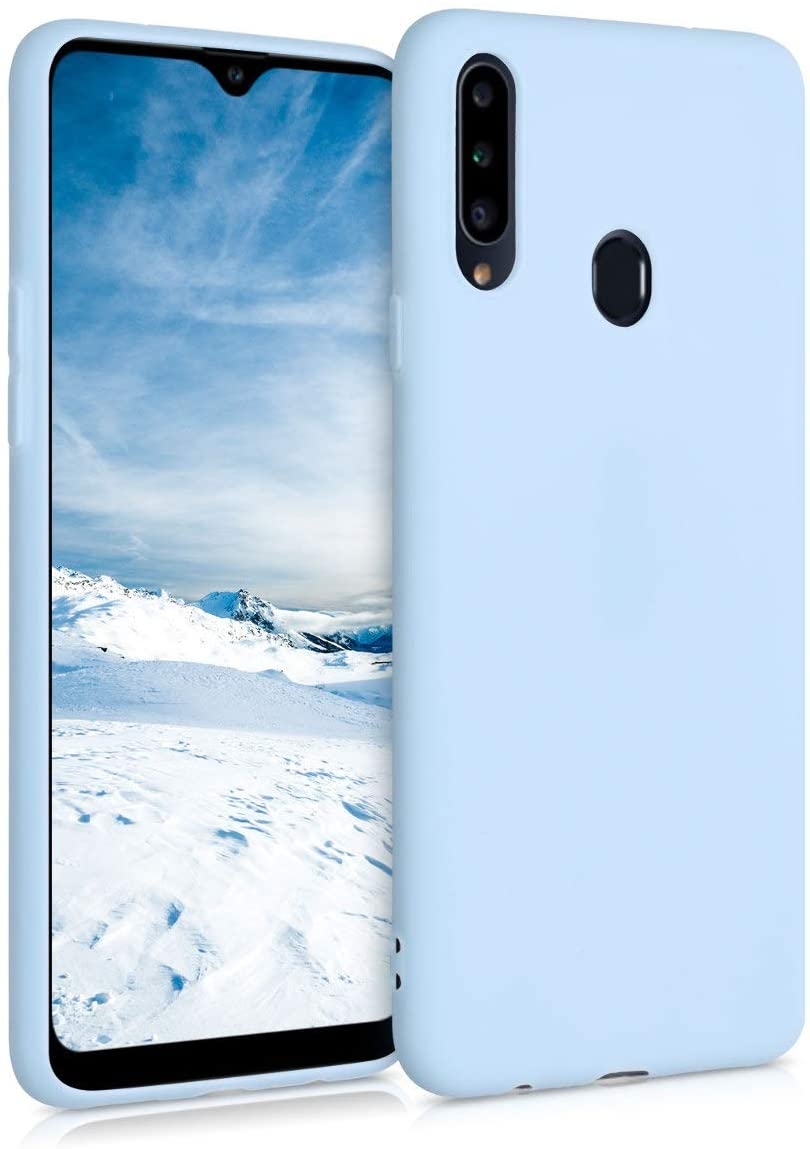 KWmobile Θήκη Σιλικόνης Samsung Galaxy A20s - Light Blue Matte