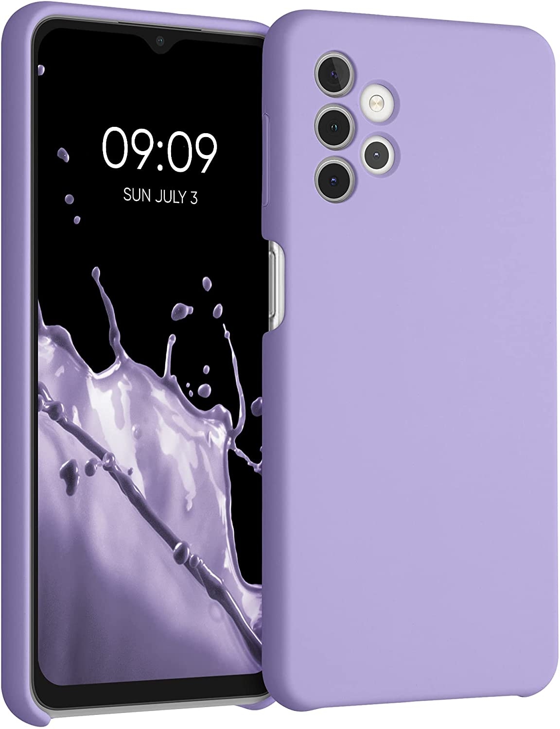 KWmobile Θήκη Σιλικόνης Samsung Galaxy A32 5G - Soft Flexible Rubber Cover - Violet Purple