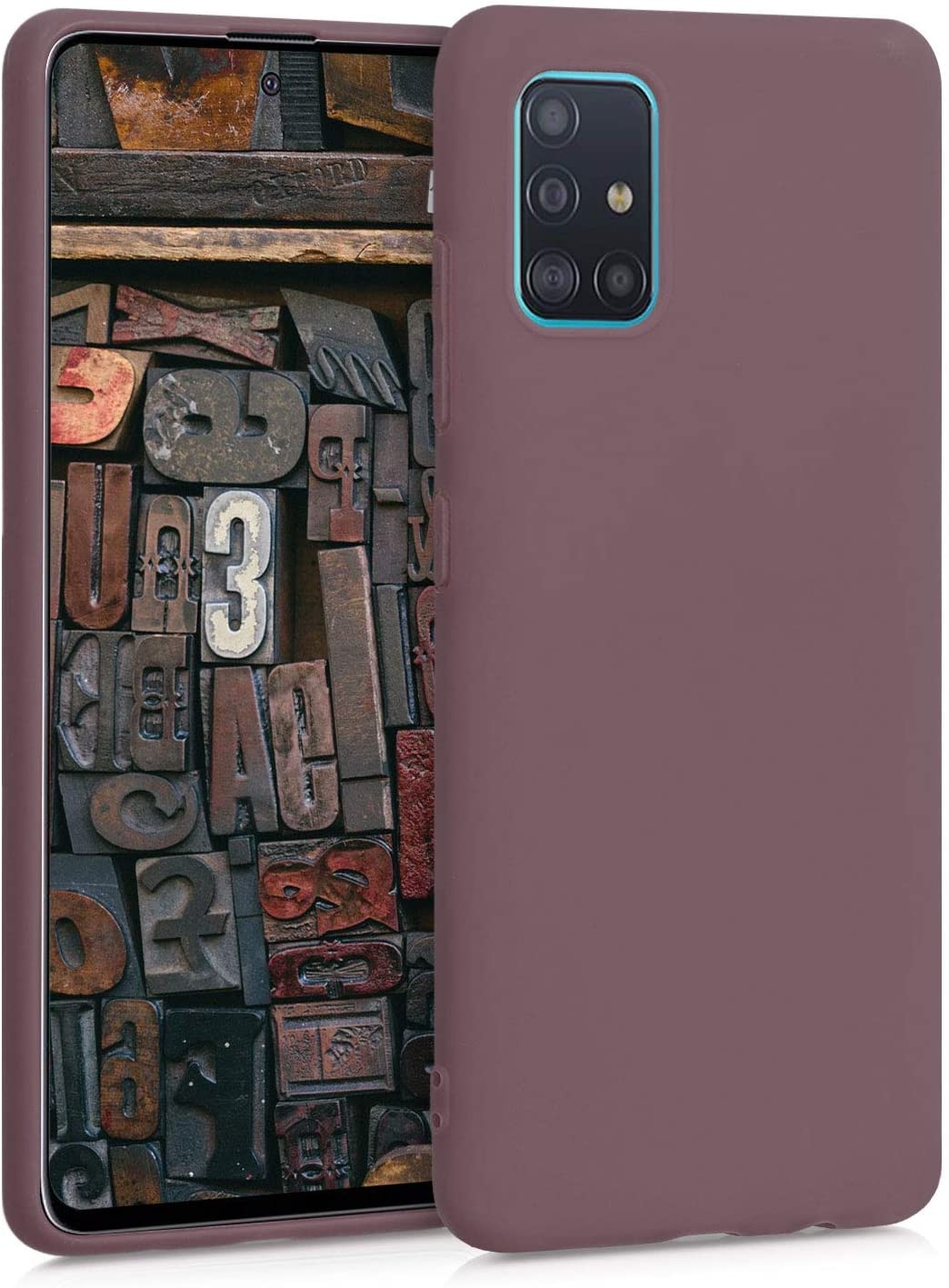 KWmobile Θήκη Σιλικόνης Samsung Galaxy A51 - Grape Purple 