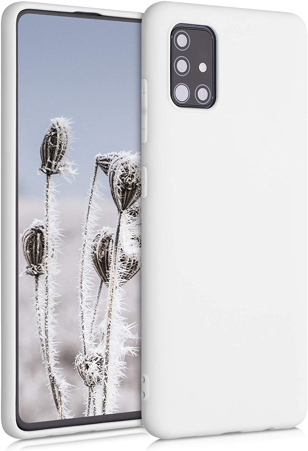 KWmobile Θήκη Σιλικόνης Samsung Galaxy Α51 - White Matte