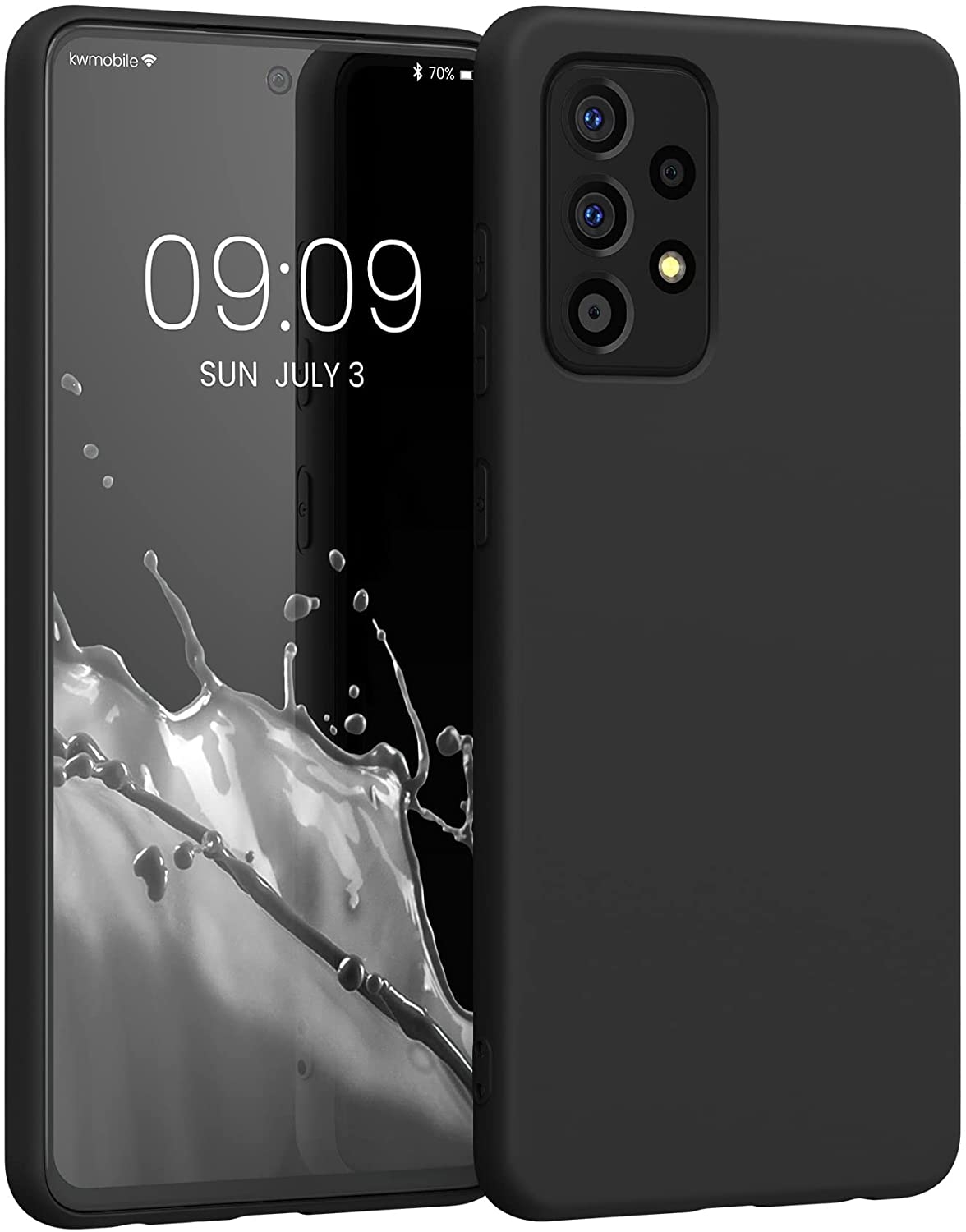 KWmobile Θήκη Σιλικόνης Samsung Galaxy A52 / A52s 5G - Soft Flexible Rubber Cover - Black