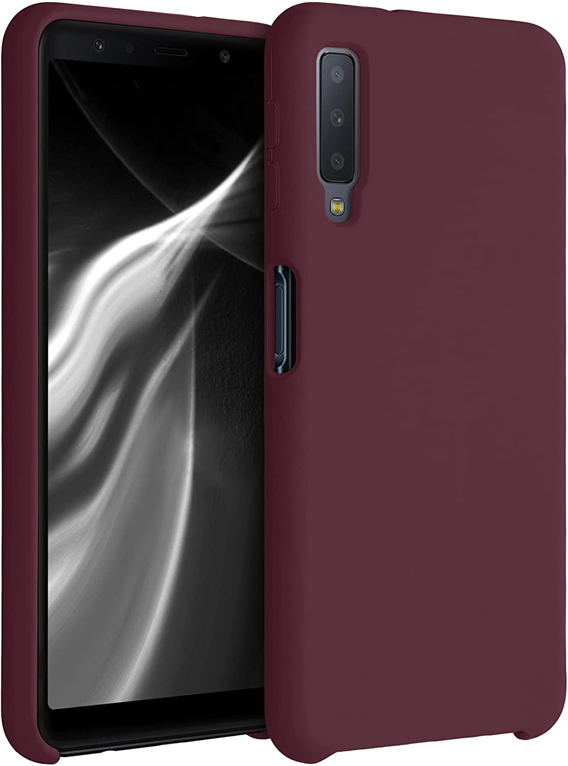KWmobile Θήκη Σιλικόνης Samsung Galaxy A7 2018 - Soft Flexible Rubber Cover - Tawny Red