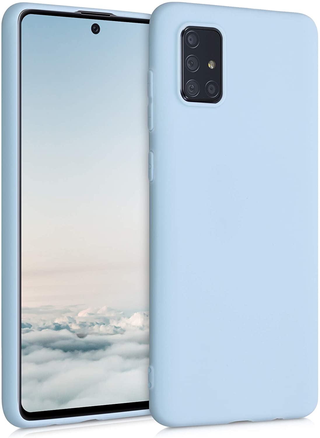 KWmobile Θήκη Σιλικόνης Samsung Galaxy A71 - Pastel Blue