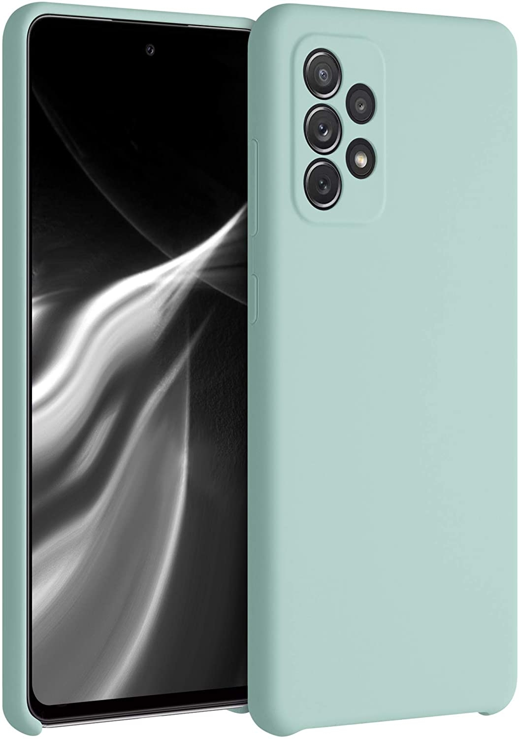 KWmobile Θήκη Σιλικόνης Samsung Galaxy A72 - Soft Flexible Rubber Cover - Mint Matte