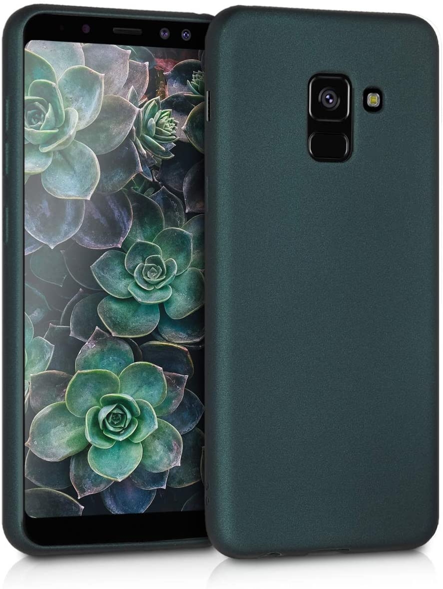 KWmobile Θήκη Σιλικόνης Samsung Galaxy A8 2018 - Metallic Teal