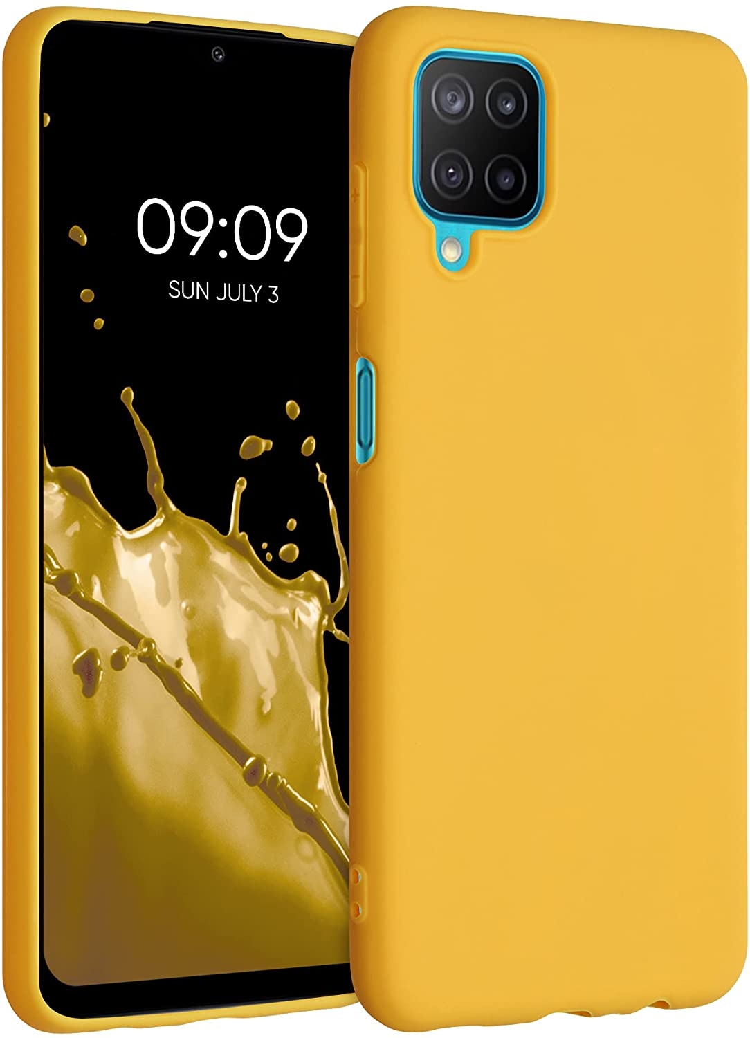 KWmobile Θήκη Σιλικόνης Samsung Galaxy M12 - Honey Yellow 