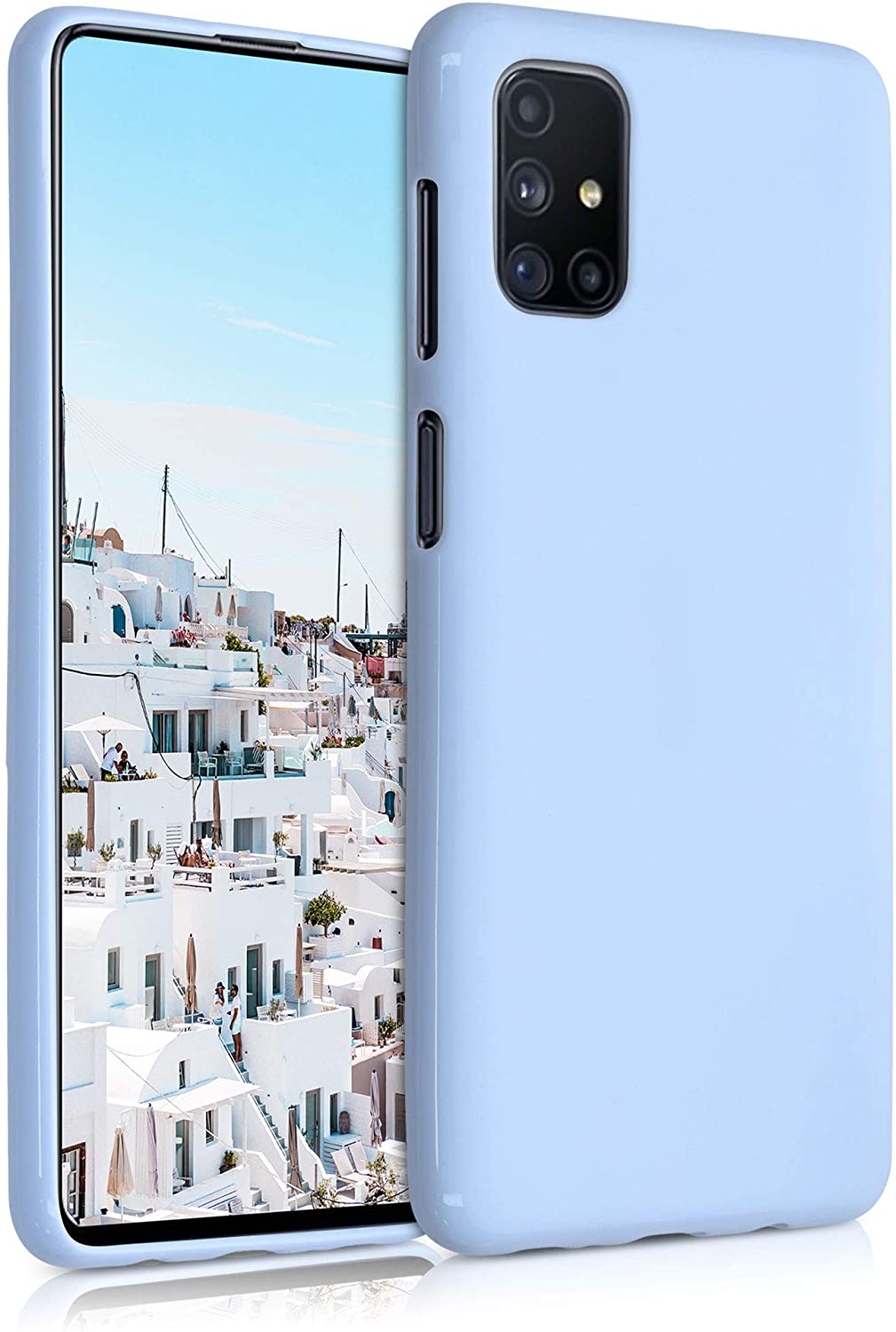 KWmobile Θήκη Σιλικόνης Samsung Galaxy M51 - Light Blue Matte (53347.58)
