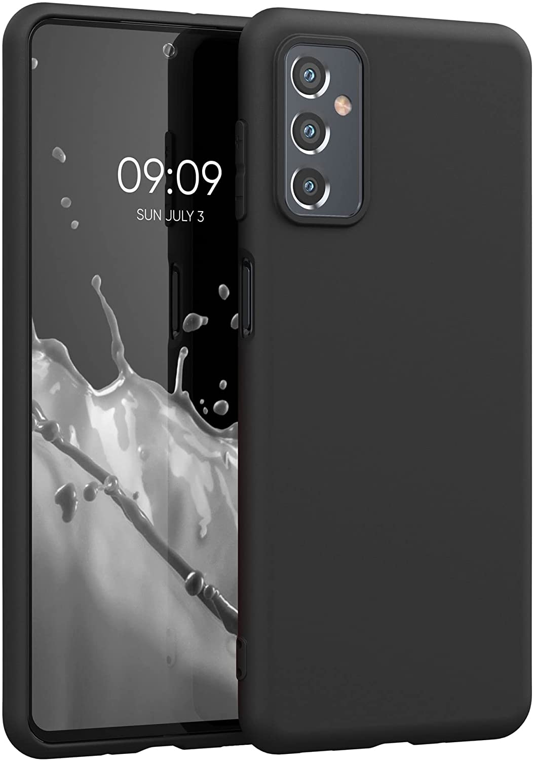 KWmobile Θήκη Σιλικόνης Samsung Galaxy M52 5G - Black Matte