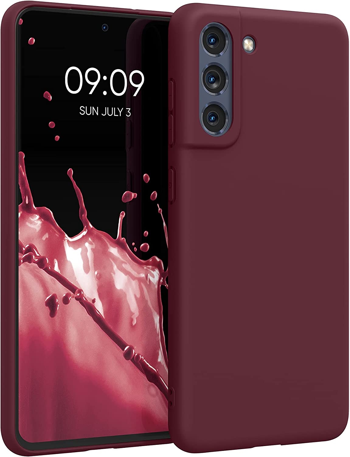 KWmobile Θήκη Σιλικόνης Samsung Galaxy S21 FE 5G - Tawny Red