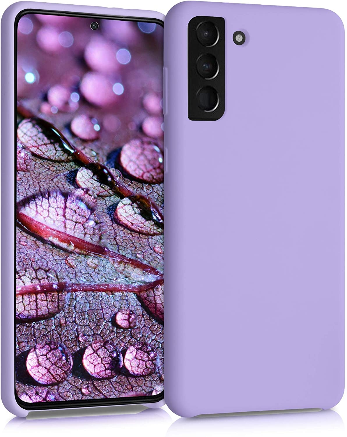 KWmobile Θήκη Σιλικόνης Samsung Galaxy S21 Plus 5G - Soft Flexible Rubber Cover - Lavender