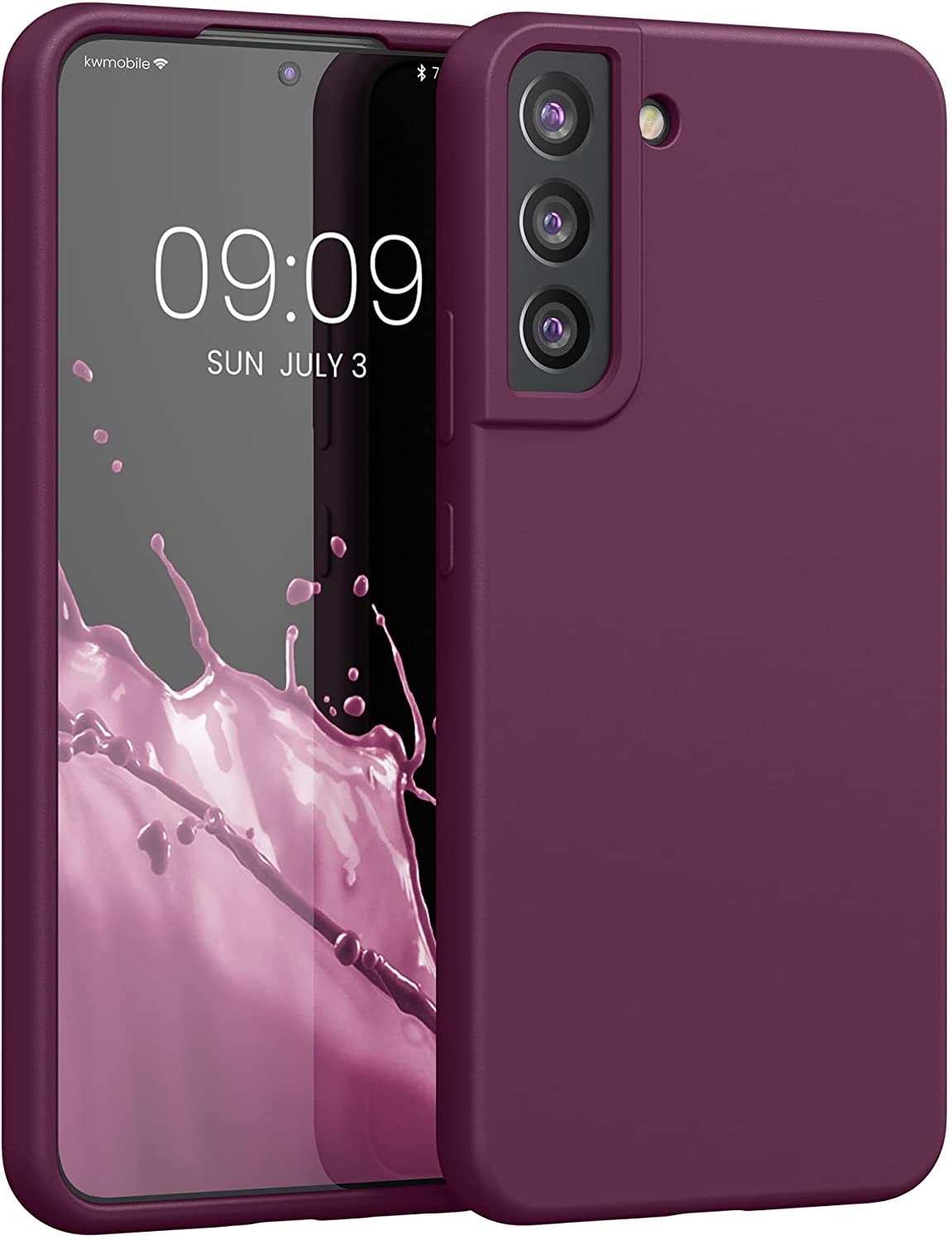 KWmobile Θήκη Σιλικόνης Samsung Galaxy S22 Plus 5G - Soft Flexible Rubber Cover - Bordeaux Violet