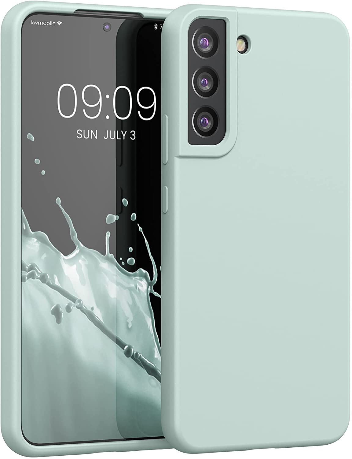 KWmobile Θήκη Σιλικόνης Samsung Galaxy S22 Plus 5G - Soft Flexible Rubber Cover - Cool Mint