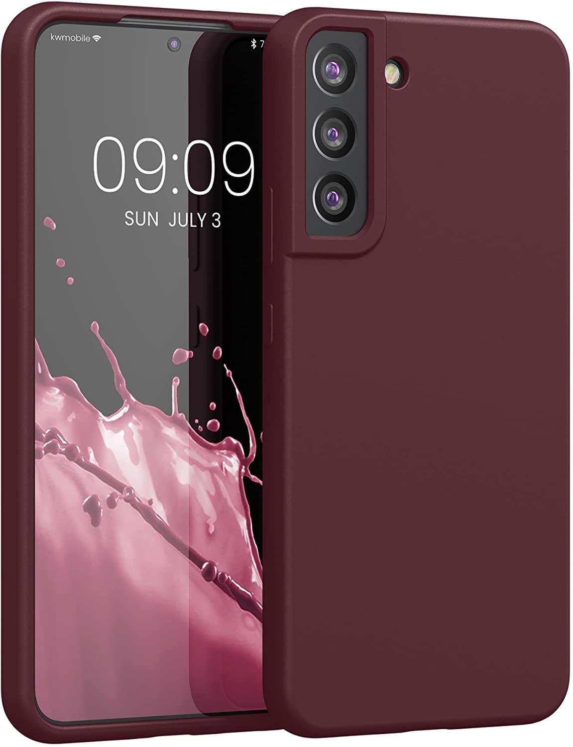 KWmobile Θήκη Σιλικόνης Samsung Galaxy S22 Plus 5G - Soft Flexible Rubber Cover - Tawny Red 