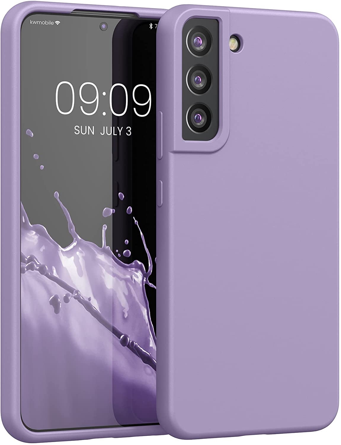 KWmobile Θήκη Σιλικόνης Samsung Galaxy S22 Plus 5G - Soft Flexible Rubber Cover - Violet Purple