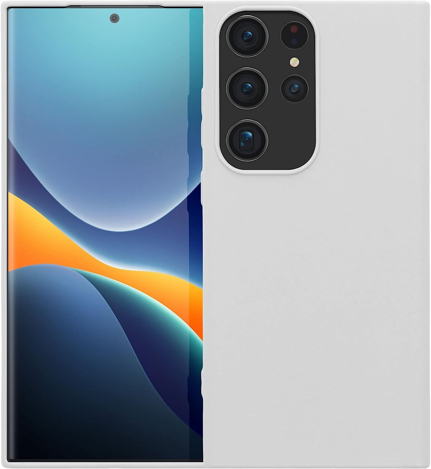 KWmobile Θήκη Σιλικόνης Samsung Galaxy S23 Ultra - White Matte