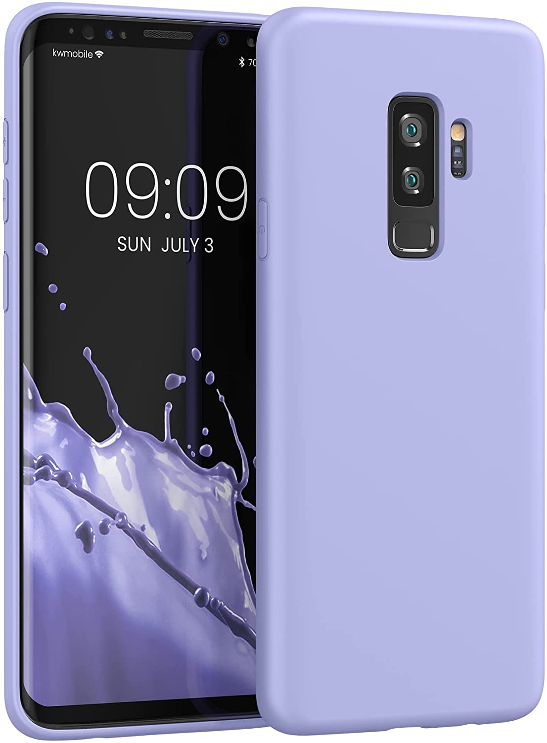 KWmobile Θήκη Σιλικόνης Samsung Galaxy S9 Plus - Soft Flexible Rubber Cover - Light Lavender