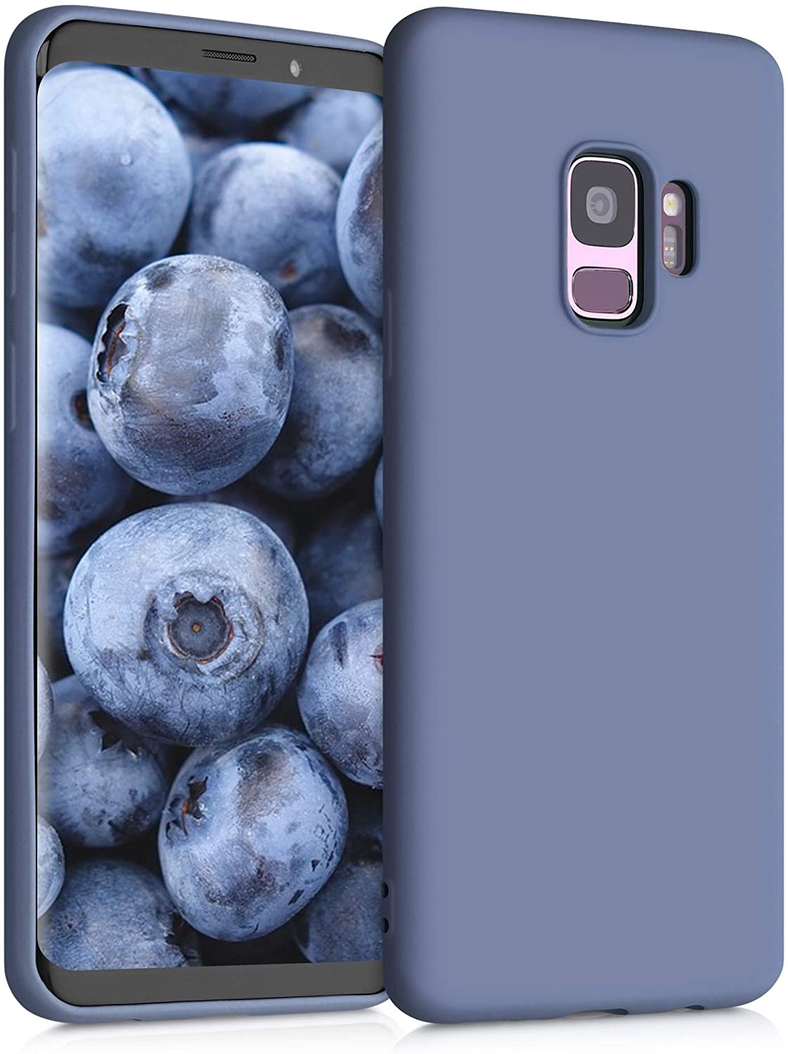 KWmobile Θήκη Σιλικόνης Samsung Galaxy S9 - Soft Flexible Rubber Cover - Matte Lavender Grey
