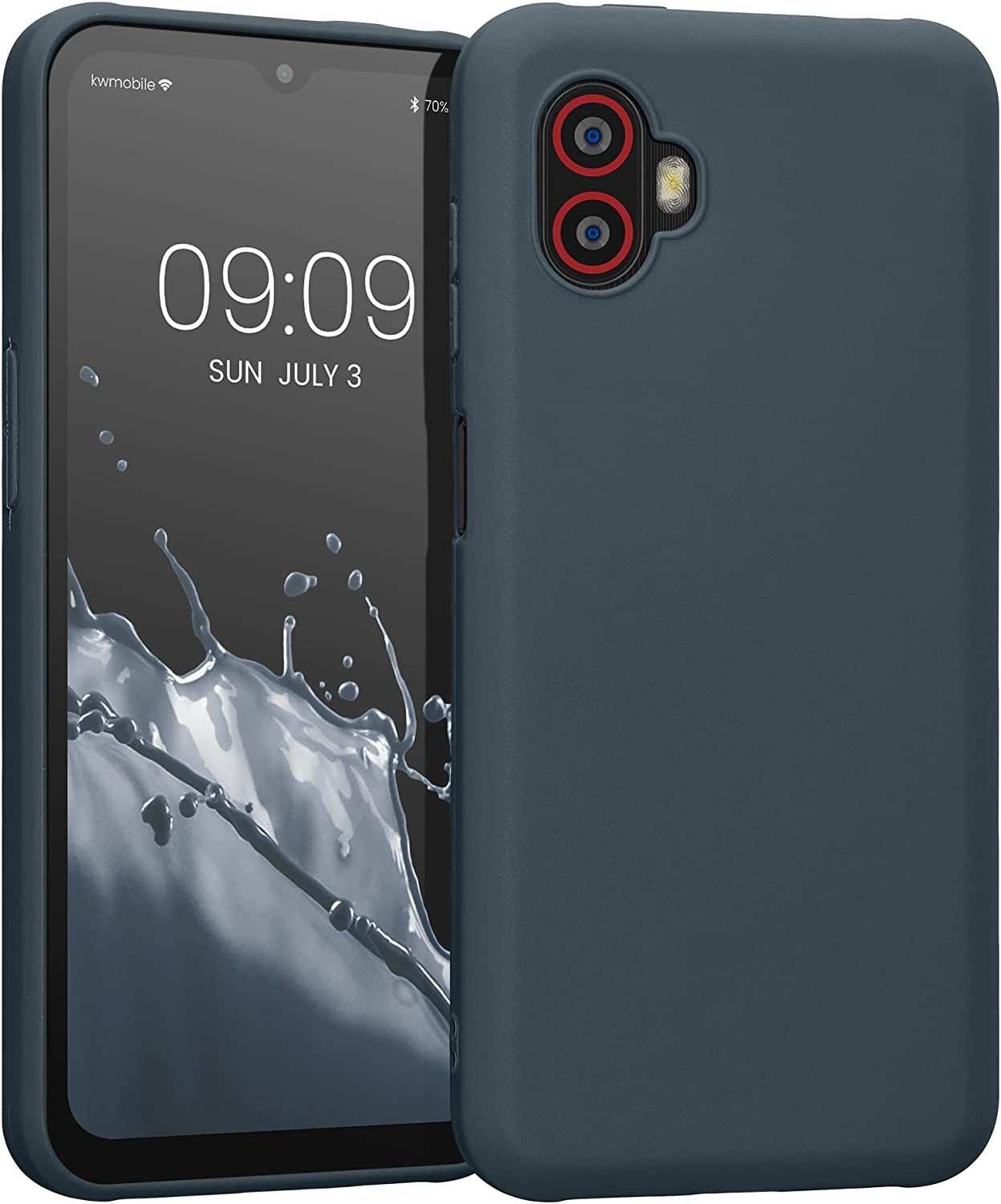 KWmobile Θήκη Σιλικόνης Samsung Galaxy Xcover 6 Pro - Dark Slate