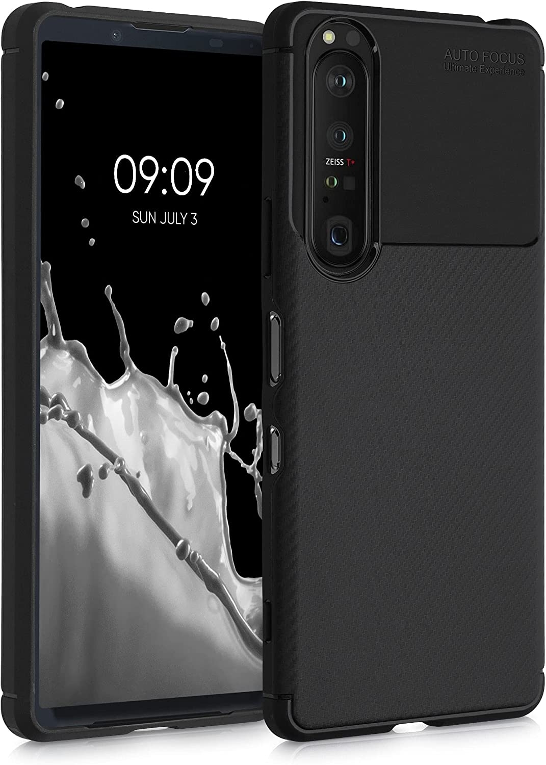 KWmobile Θήκη Σιλικόνης Sony Xperia 1 III - Carbon Black