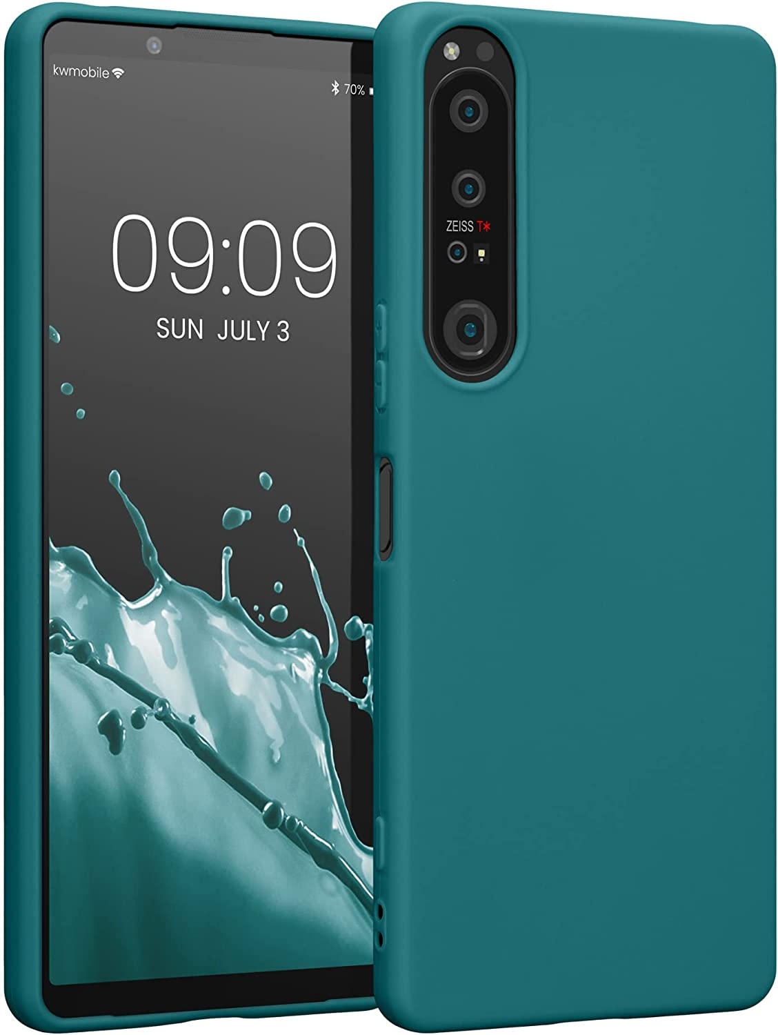 KWmobile Θήκη Σιλικόνης Sony Xperia 1 IV - Teal Petrol Matte