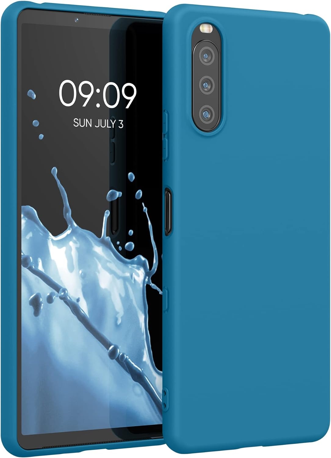 KWmobile Θήκη Σιλικόνης Sony Xperia 10 III - Caribbean Blue