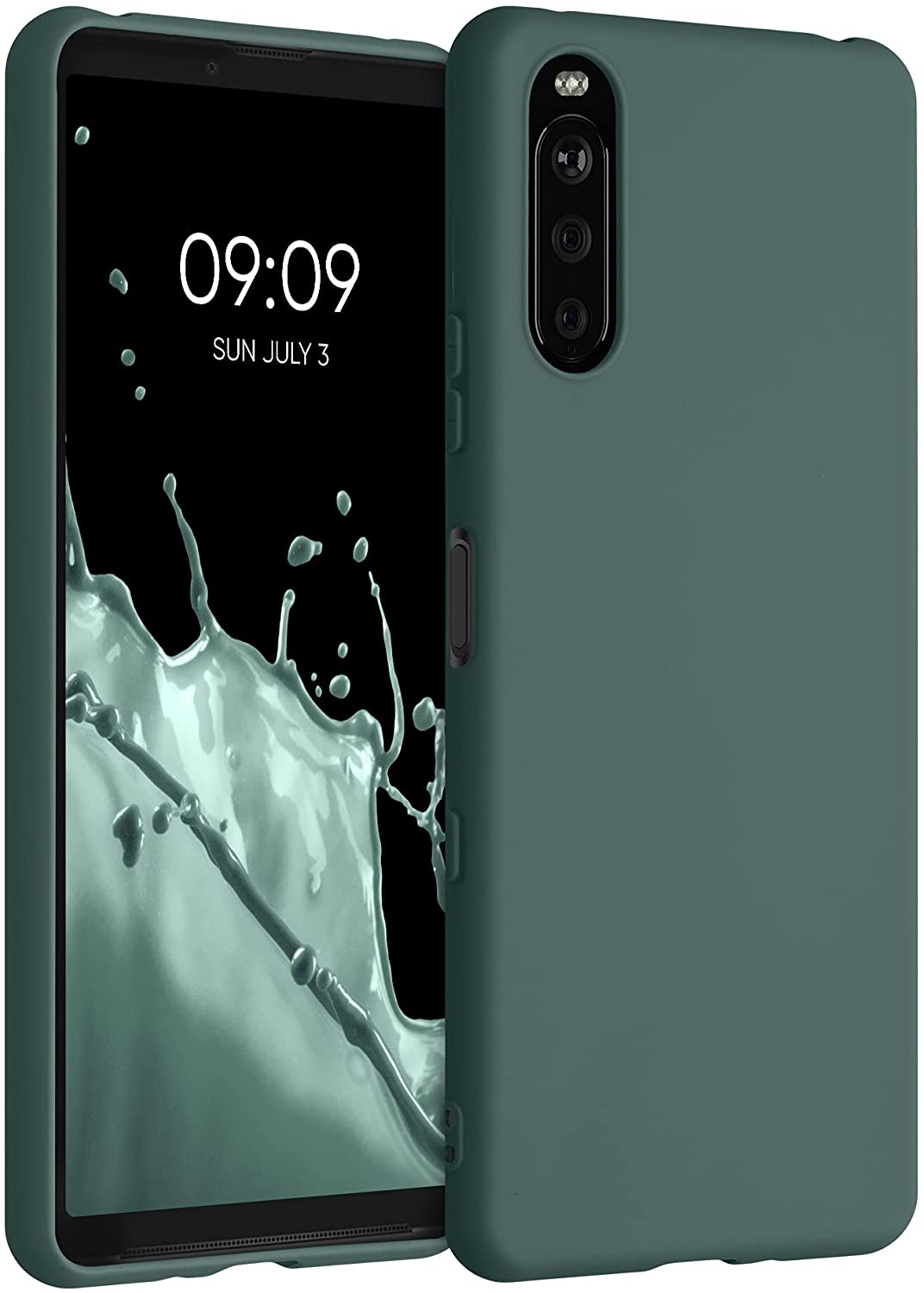 KWmobile Θήκη Σιλικόνης Sony Xperia 10 III - Forest Green