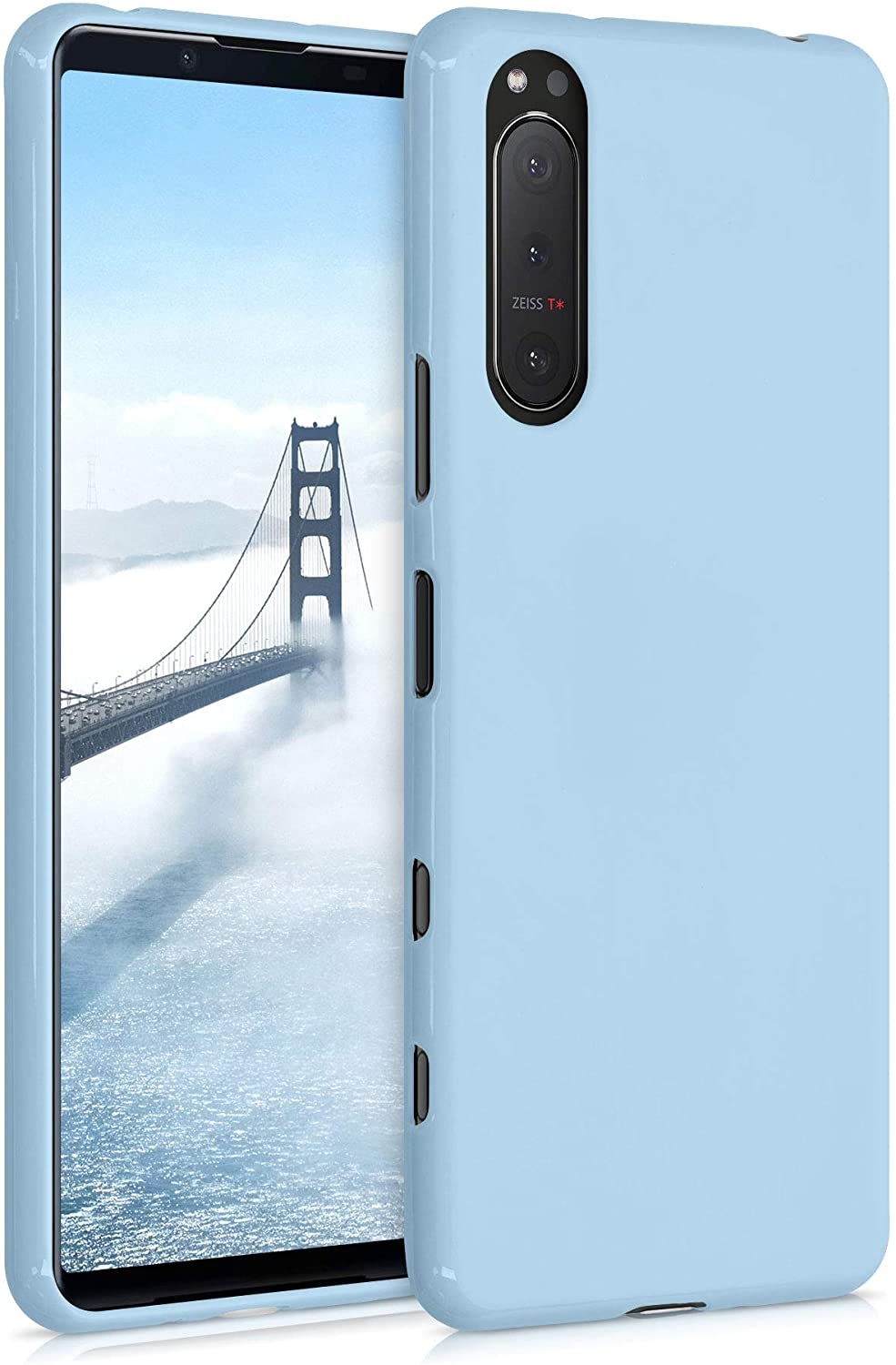 KWmobile Θήκη Σιλικόνης Sony Xperia 5 II - Light Blue Matte 