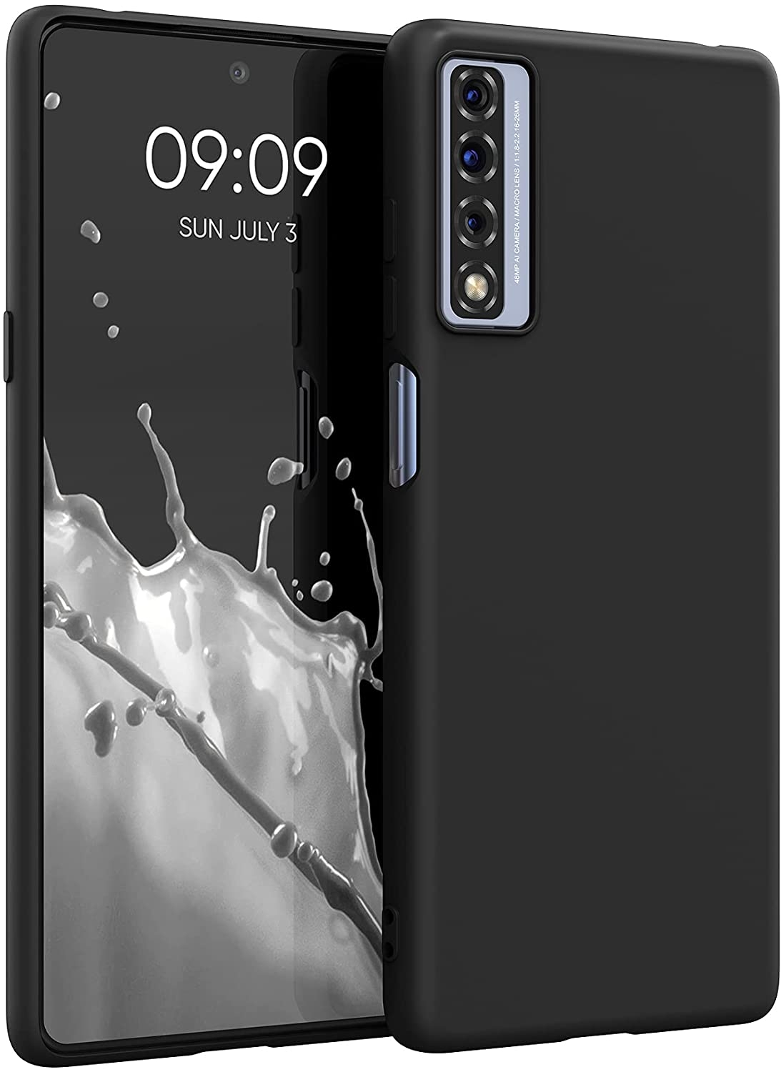 KWmobile Θήκη Σιλικόνης TCL 20 5G / 20S / 20L / 20L Plus - Black Matte