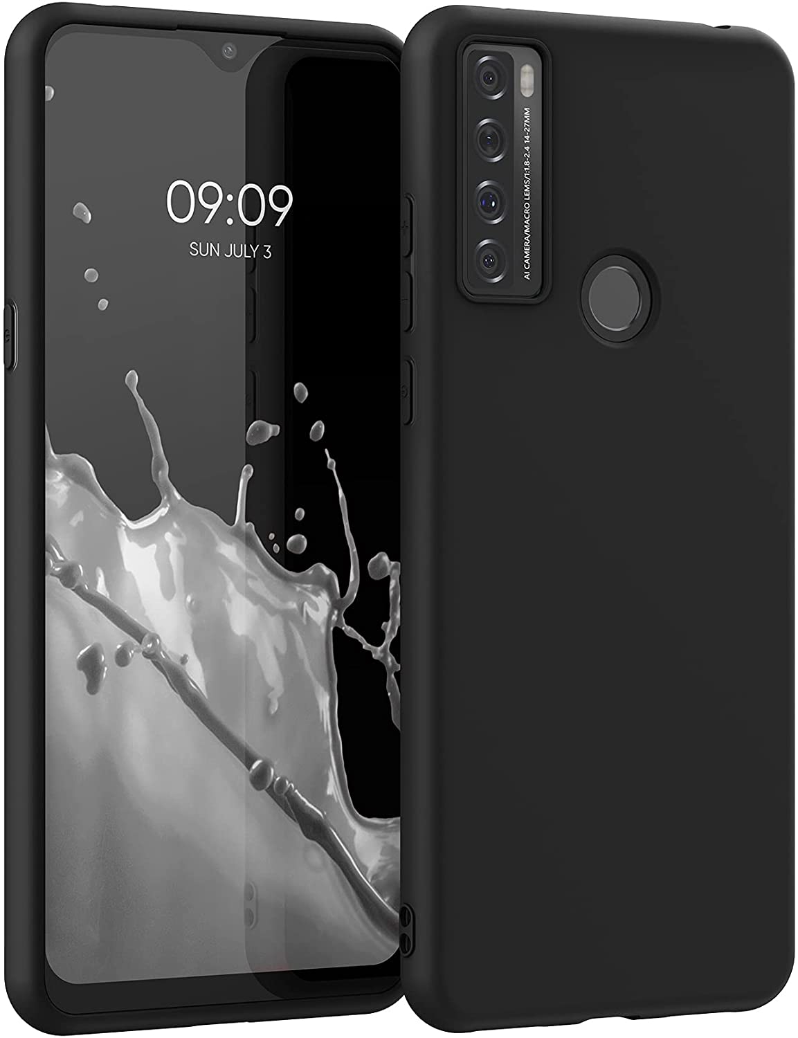 KWmobile Θήκη Σιλικόνης TCL 20 SE - Black Matte