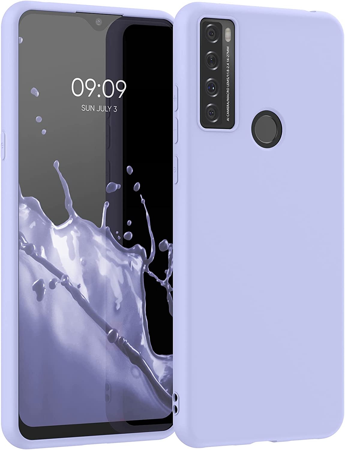 KWmobile Θήκη Σιλικόνης TCL 20 SE - Light Lavender