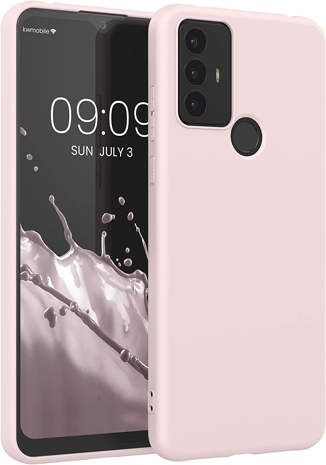 KWmobile Θήκη Σιλικόνης TCL 30E / 30 SE - Coconut Swirl